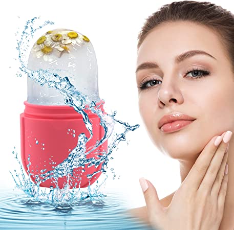 Ice Roller for Face & Eyes, Gua Sha Face Massage, Facial Beauty Ice Roller Skin Care Tools, Skin Care